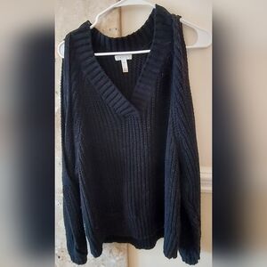 Leith black sweater XS